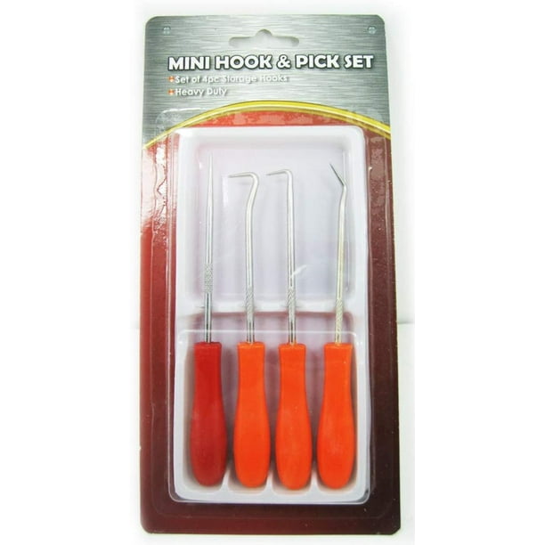 Fine tools 4 Pcs Car Oil Seal O-ring Seal Remover Stainless Steel Precision Pick and Hook Tool Set Fine tools 4 Pcs Car Oil Seal O-ring Seal Remover Stainless Steel Precision Pick and Hook Tool Set